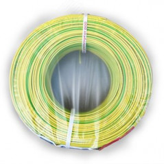 Провод силовой ПуГВнг (А)-LS 1х1 желто-зеленый бухта многопроволочный