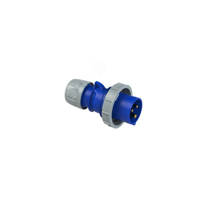 Вилка кабельная 16A/230V/1P+N+E/IP67
