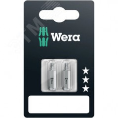 Бита 855/1 Z PZ SB вязкая твердость хвостовик 1/4 C 6.3 2 шт PZ 1X25 мм с держателем-еврослот