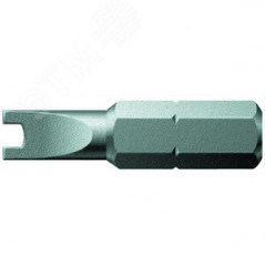 Бита вилочная 857/1 Z Spanner (Snake Eye) вязкая твердость хвостовик 1/4 C 6.3 10X25 мм