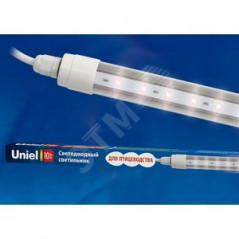 Светильник светодиодный для птиц линейный ULY-P60-10W/SCEP/K IP65 DC24V WHITE,650мм,c коннектором.Спектр для яйценоскости.