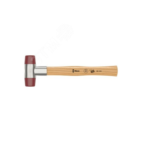 Киянка со сменными бойками из полиуретана №3 диаметр головы 33 мм длина головы 96 мм длина 280 мм боек средней твердости