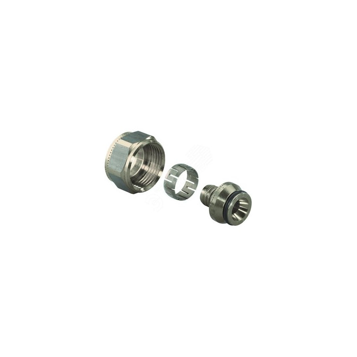 Адаптер обжимной PEX 20(1.9/2.0)x3/4' ВР евроконус латунь FLEX-X