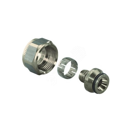 Адаптер обжимной PEX 20(2.8)x3/4' ВР евроконус латунь FLEX-X