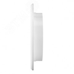 Решетка наружная вентиляционная круглая D136 с фланцем D100, из ASA пластика