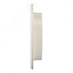 10РКН Ivory, Решетка наружная вентиляционная круглая D136 с фланцем D100, ASA