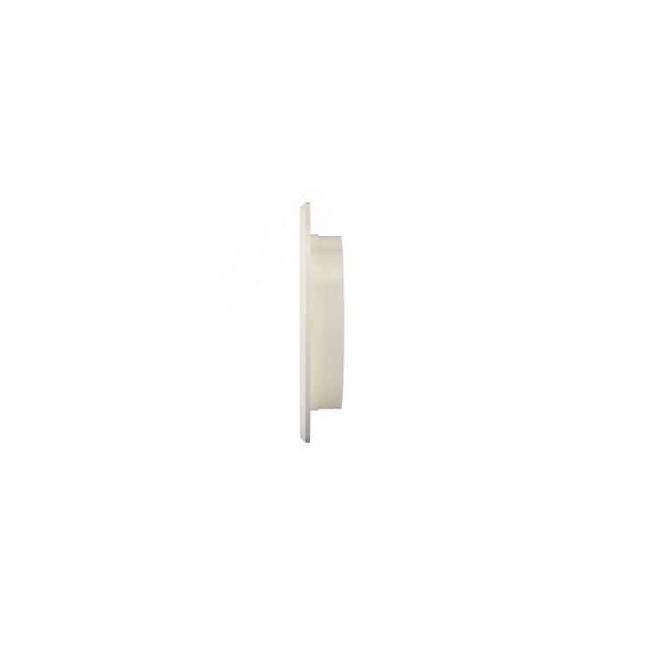 10РКН Ivory, Решетка наружная вентиляционная круглая D136 с фланцем D100, ASA