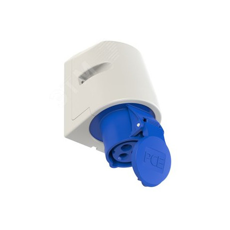 Розетка настенная 16А/230V/1P+N+E/IP44