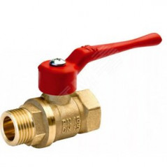 Кран шаровой ВН 1/2' ручка 11Б27п1 латунь