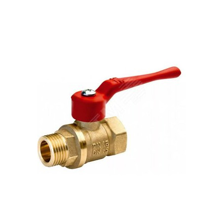 Кран шаровой ВН 1/2' ручка 11Б27п1 латунь