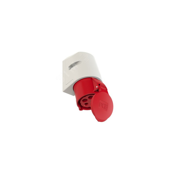 Розетка настенная 32А/400V/3P+N+E/IP44