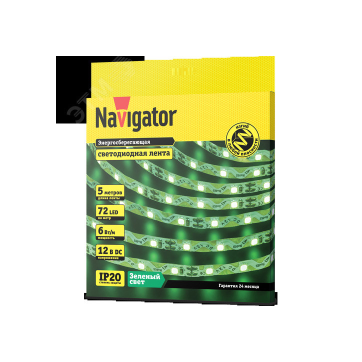 Лента светодиодная NLS-2835GST72-6-IP20-12V Лента светодиодная NLS-2835GST72-6-IP20-12V