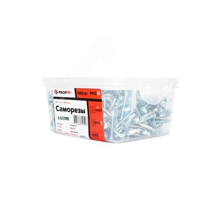 Саморез СММ св 4,2х32 усил-й (TWN) (400 шт) - конт-р PROFFIX