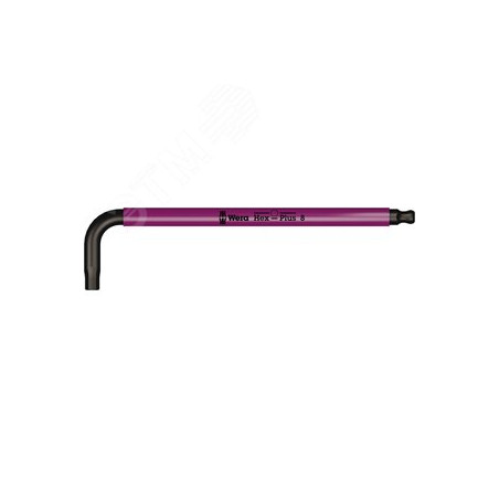 Ключ Г-образный 950 SPKL Multicolour с шаром 8X195 мм