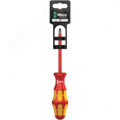 Отвертка диэлектрическая крестовая 165 i PZ VDE SB PZ 2X100 мм с держателем-еврослот