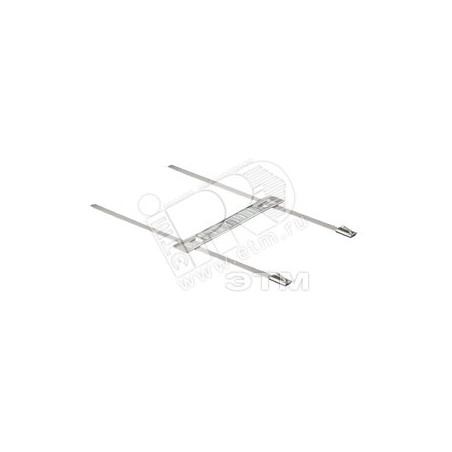 Маркировка 176х11мм нерж.сталь серебряный WSMH 144mm для проводов и каб