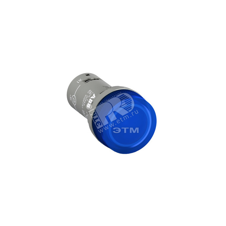 Лампа CL2-513L синяя со встроенным светодиодом 110-130В AC