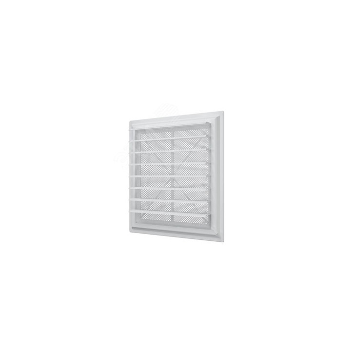 Решетка вентиляционная AIRVENT регулируемая жалюзи 402х442 пластик ERA