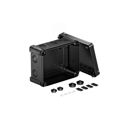 Распределительная коробка X16, IP 67, 241х191х126 мм, черная