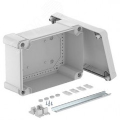 Распределительная коробка X25C, IP 67, 286x202x126 мм, сплошная стенка, DIN-рейка
