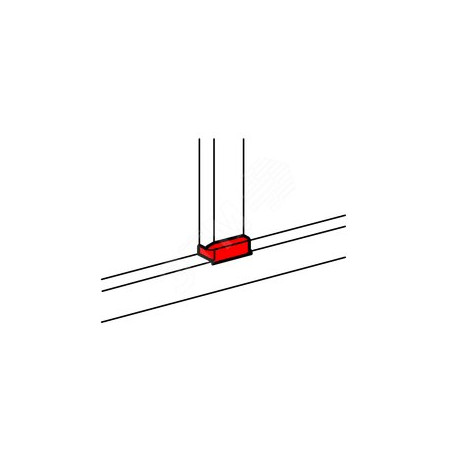 DLP Угол плоский Т-образный 50х105 для кабель-канала 105