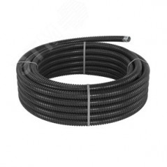 Металлорукав DN 26мм в ПВХ изоляции Dвн 26,5 мм Dнар 31,5 25 м цвет чёрный