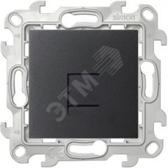 Simon 24 Розетка RJ45 кат 5e UTP, графит