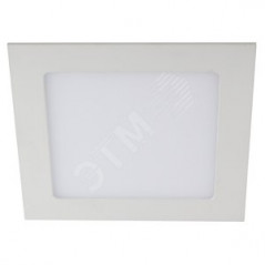 Светильник светодиодный ДВО-6W 4000К 210Лм a 118мм IP20 квадратный