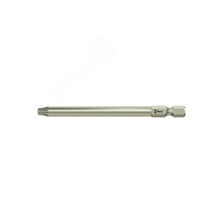 Бита 3867/4 TS TORX BO с отверстием под штифт нержавеющая сталь хвостовик 1/4 E 6.3 TX 25X89 мм