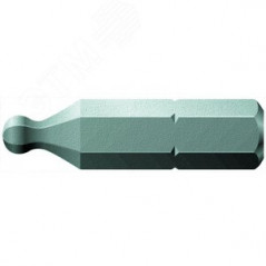 Бита под внутренний шестигранник 842/1 Z Hex с шаром вязкая твердость хвостовик 1/4 C 6.3 2.5X25 мм