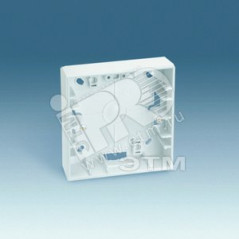 Коробка для наруж. установки 27601-62 ,27611-62, 85х85х37мм, сл.кость