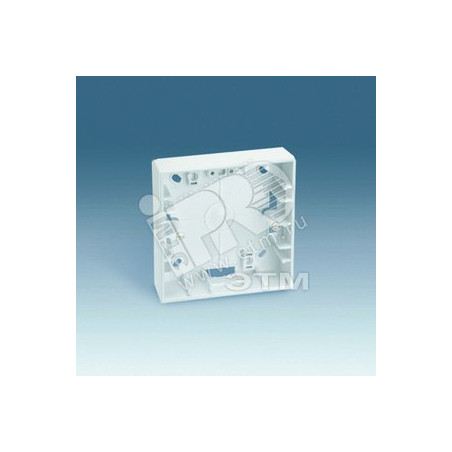 Коробка для наружной установки 27601-65, 27611-65, 85х85х37мм, белый