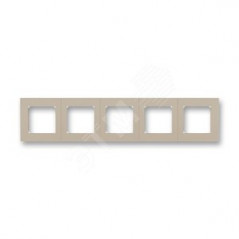 Рамка Levit 5 постов кофе макиато / белый