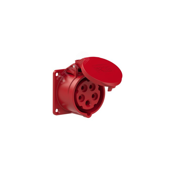 Розетка встраиваемая 16А/400V/3P+N+E/IP44