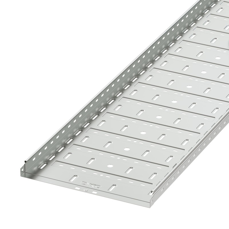 Лоток перфорированный 500х50х 2000 цинк-ламельный
