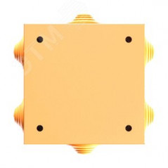 Коробка стальная FS с кабельными вводами и клеммниками IP55 150х150х80мм 4р 450V 20A 10мм.кв нерж.контакт