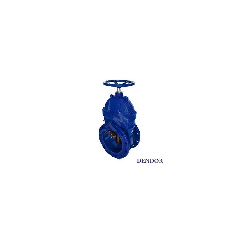 Задвижка чугунная с обрезиненным клином 47GV DN 450 PN10 /PN16