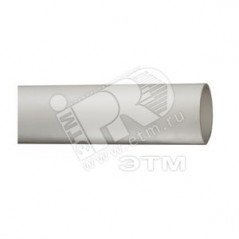 Труба гладкая жесткая ПВХ d-20 белая 2м (50м/компл) IEK