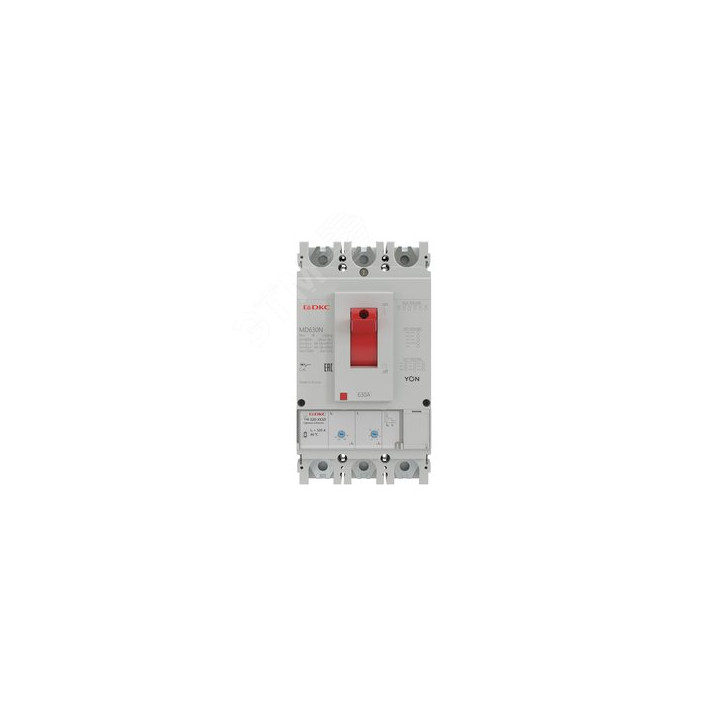 Выключатель автоматический в литом корпусе YON MD630N-MR1 3P 630А 40kA Ir 0.4...1xIn Isd 1.5...10xIn