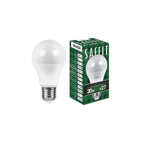 Лампа светодиодная LED 20вт Е27 дневной