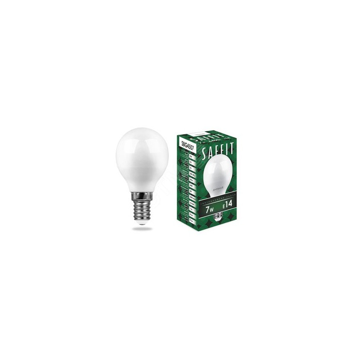 Лампа светодиодная LED 7вт Е14 дневной матовый шар Лампа светодиодная LED 7вт Е14 дневной матовый шар