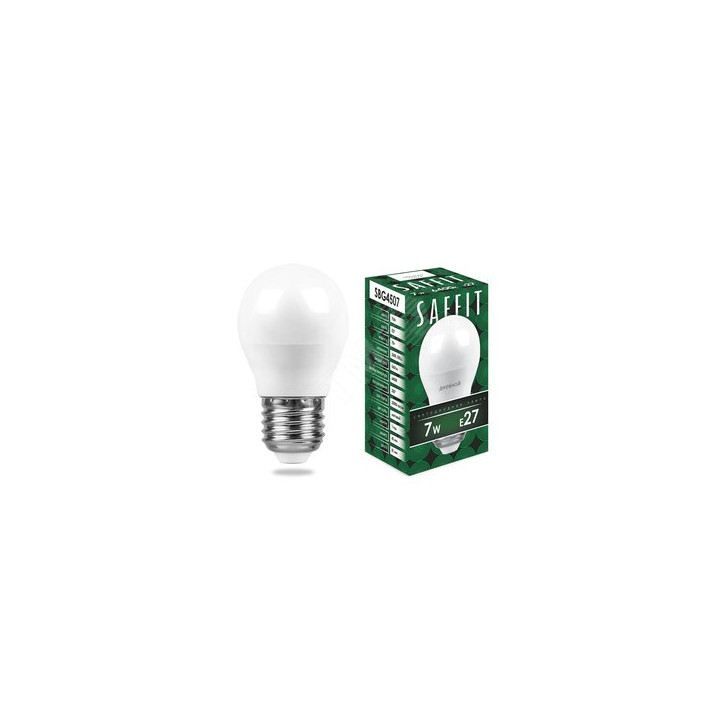 Лампа светодиодная LED 7вт Е27 дневной матовый шар Лампа светодиодная LED 7вт Е27 дневной матовый шар