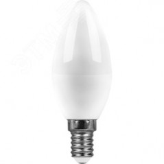 Лампа светодиодная LED 13вт Е14 теплый матовая свеча