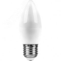 Лампа светодиодная LED 13вт Е27 белый матовая свеча