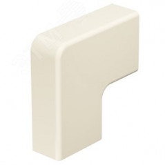 Крышка плоского угла кабельного канала WDK 15x50x50 мм (ABS-пластик, белый)