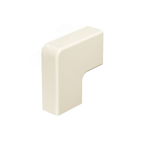 Крышка плоского угла кабельного канала WDK 15x50x50 мм (ABS-пластик, белый)