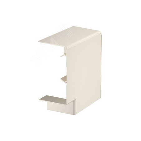 Угол кабельного канала плоский Rapid 80 70x130 мм (ABS-пластик, кремовый)