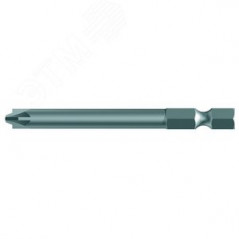 Бита 855/4 Z PZ/S PlusMinus вязкая твердость хвостовик 1/4 E 6.3 № 2X70 мм