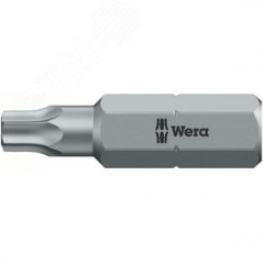 Бита 867/1 Z TORX вязкая твердость хвостовик 1/4 C 6.3 TX 7X25 мм