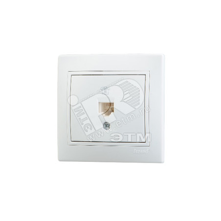 MIRA Розетка телефонная RJ11 белая